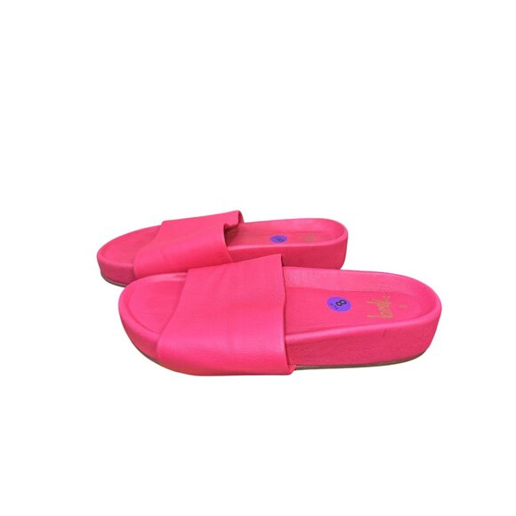 Beek Hot Pink Slide Sandals Size 8 - Picture 4 of 8